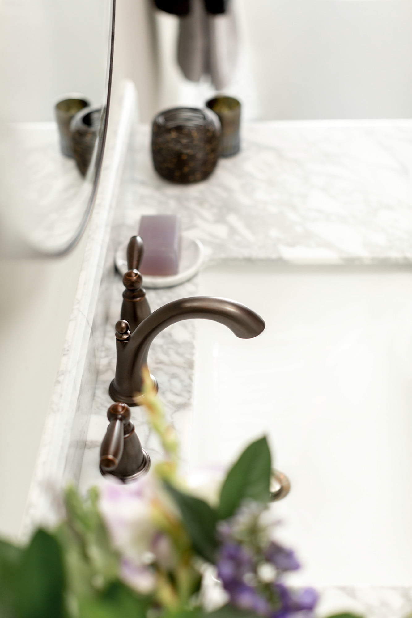 Moen T6620ORB Rubbed Bronze two-handle bathroom faucet