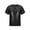 Black, variant on Eandarui Kids Girls Boys Shiny Metallic Short Sleeves Hip Hop Jazz Crop Tops Dancewear Gymnastics Black 110