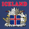 thumbnail image 2 of CafePress - Iceland Coat Of Arms Designs Maternity Dark T Shir - Maternity Dark T-Shirt, 2 of 3