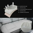 thumbnail image 4 of PU Leather Car Seat Cover - Car Rear Bench Seat Cushion Cover Pad Mat Filling Bamboo Charcoal, Non-Slip Bottom & Storage Pockets - 54''x19'', 4 of 5