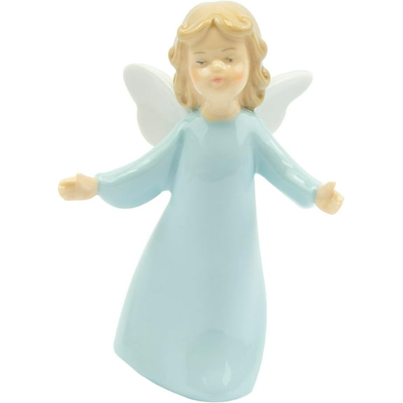 Little Blonde Angel Open to Love 4" Porcelain Figurine