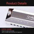 thumbnail image 3 of Chromatic Harmonica 16 Holes 64 Tones Mouth Organ Instrumentos Key C Professional Chromatic Harp Musical Instruments, 3 of 7