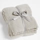 thumbnail image 1 of Manta tejida Blanket CYMULA 127 x 152 cm, color gris claro y suave, 1 of 8