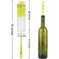 thumbnail image 2 of 16” Long Bottle Brush Cleaner for Washing Wine/Beer/Sport Well/Thermos/Glass and Long Narrow Neck Sport Bottles, 2 of 4