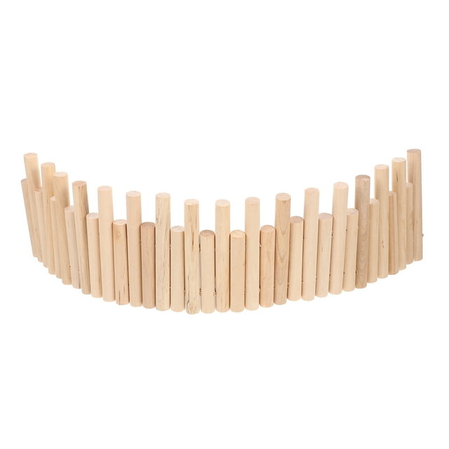 Indoor Hamster Ladder Toy Hedgehog Cage Wooden Fence Pet Cage Ornament