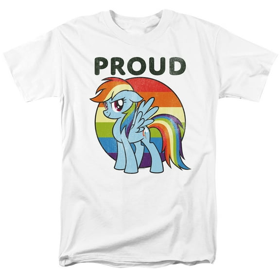 My Little Pony TV Proud S/S Adult 18/1 T-Shirt White