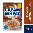 thumbnail image 2 of Cream of Wheat Hot IFF17 Cereal, Maple Brown Sugar, 2 1/2 Minute Cook Time, 24 Ounce, 2 of 3