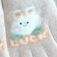 thumbnail image 4 of Convertible Flip Top Gloves Kids Half Finger Mittens Winter Warm Gloves Boys Girls Outdoor Sports, 4 of 5