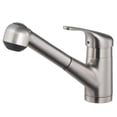 thumbnail image 4 of Houzer REYPO-861-BN 11.8125" Faucet Hole Brass Brushed Nickel Reya Pull Out Kitchen Faucet, 4 of 9