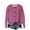 Watermelon Red, variant on JTZGDY Fall Sweaters for Women Lightweight Casual Tie Dye/Striped/Floral Printed Ribbed Knit Button Down Long Sleeve Cardigan Outwear Jackets Loose Fit Dressy Knitwear Work Shirts Dark Blue#03 M