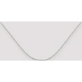 thumbnail image 5 of Sterling Silver Rhodium-Plated .6mm Mirror Box Chain (16 X 0.6) Made In Italy qpe33r-16, 5 of 5