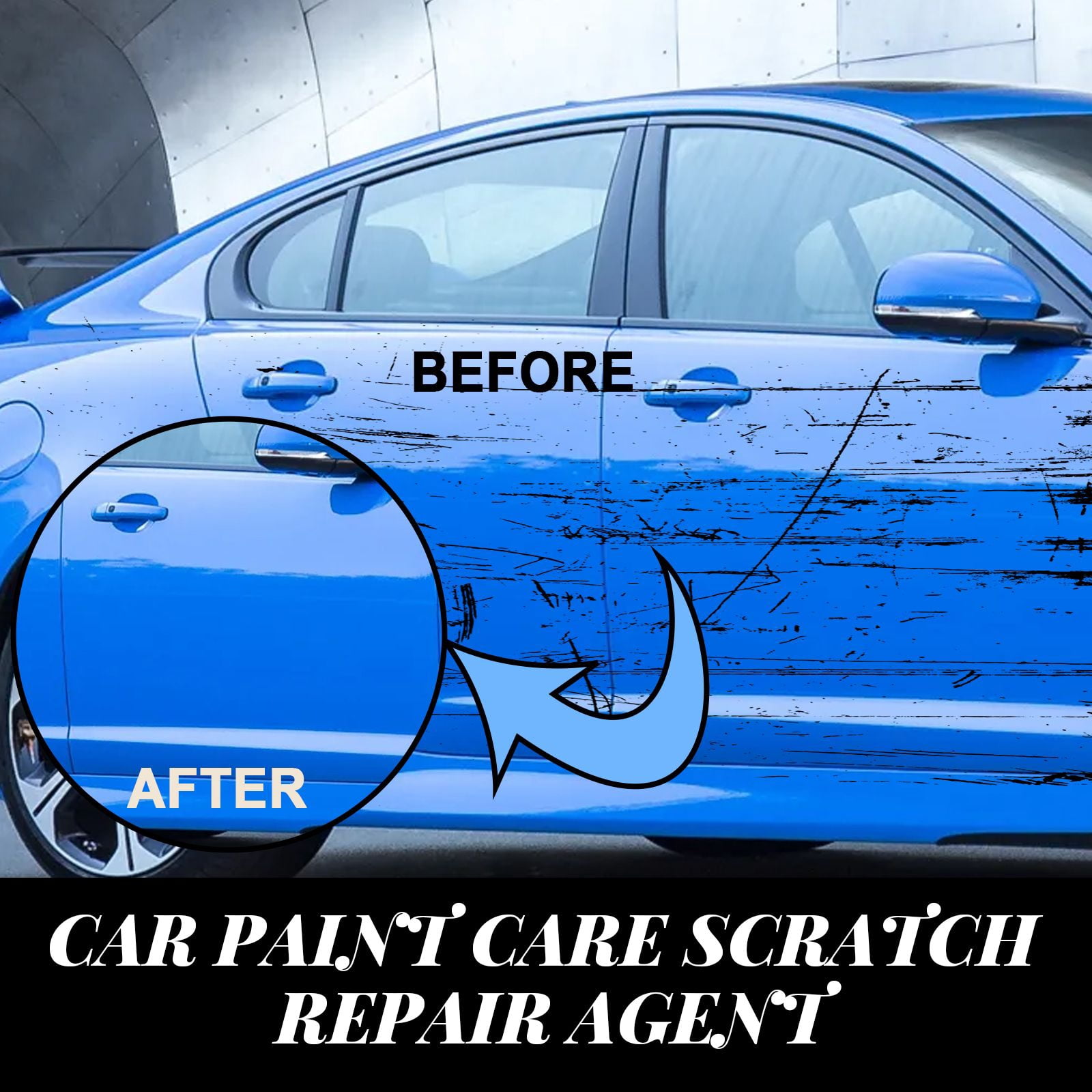 Alvantor Car Paint Scratch Remover – Repair Polish Compound for Scratches, Swirls & Paint Protection, 3.83fl.oz
