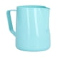thumbnail image 3 of Jarra de espuma de leche con boca puntiaguda de 600 ml, taza de espuma de leche espesada de acero inoxidable para el hogar, color azul, 3 of 5