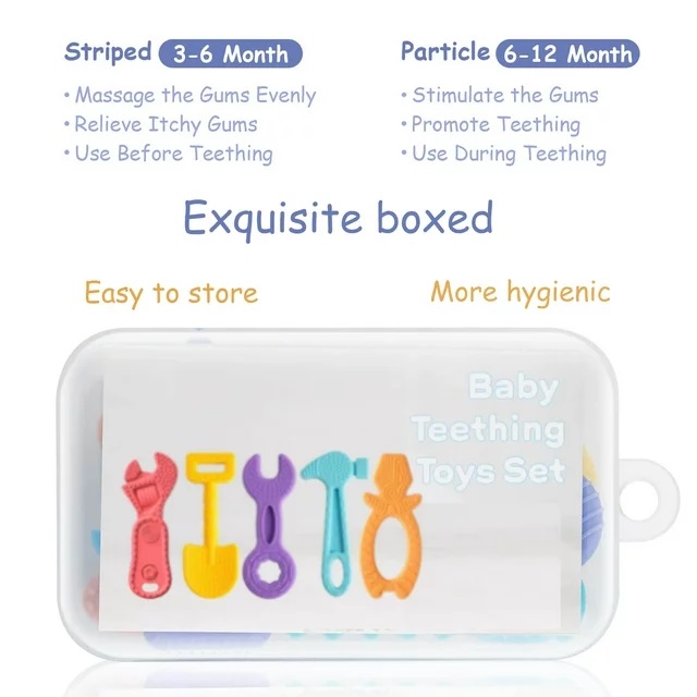 Smasener 5-Pack Silicone Teething Toys photo 2