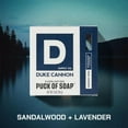 thumbnail image 2 of Duke Cannon Supply Co. Bar Soap Puck - Men's Rounded Bar Soap with Masculine Scents - Disc-Shaped Mens Soap - Hydrating & Deep Cleaning - All Skin Types - Midnight Swim, 5 oz, 2 of 6