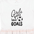 thumbnail image 4 of Inktastic Girls Gotta Have Goals Soccer Girls Toddler Dress, 4 of 5