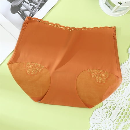 

Aayomet Women Panties Cotton Womens Underpants Comfort Panties Low Rise Soft T Back G String Panties Orange L
