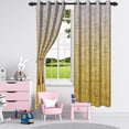 thumbnail image 6 of Nanqianyi Gradient Yellow Blackout Curtains With Grommet Drapes,2 Panels,52x96 inch,Room Darkening Thermal Insulated Window Curtains, 6 of 8