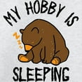 thumbnail image 3 of CafePress - My Hobby Is Sleeping Chill Grizzly Bear - Crew Neck Sweatshirt, 3 of 4