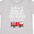 thumbnail image 4 of Inktastic Future Firefighter Like Daddy Boys Toddler T-Shirt, 4 of 5