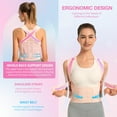 thumbnail image 3 of Posture Corrector for Women for Support: Back Brace for Full Back Support - Adjustable Shoulder Straightener for Women and Men (Black, Medium), 3 of 8