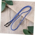 thumbnail image 6 of SLGHLSAHG 8 Pcs leather lanyard face mask black adjustable eyeglasses leather eyeglass chain leather glasses strap Eyeglass Holder Strap glasses cord neck strap Glasses frame glasses chain A10797, 6 of 8