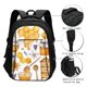 thumbnail image 3 of Balery Honey Bee Set Mochila con carga USB para hombre y mujer - Mochila impermeable y antirrobo para portátil con puerto USB para viajes, trabajo, estudios y universidad, 3 of 7