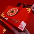 thumbnail image 5 of Sobre rojo de alta gama modificado, sobre rojo de diez mil yuanes, caja de dinero de regalo creativa para bodas, suministros para bodas, sello de regalo, 5 of 5