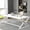 White Oak, variant on YANGLI 70.8" Long Office Desk, Modern Large Wood Metal, Industrial Double Workstation, Light Grey Oak