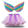 thumbnail image 7 of sususu Flower Girl Dresses Girls Ballet Tutu Skirt With Heart Mesh Layer Detachable For Dance Performance Party Dress&nbsp;Up Clothes for Girls, 7 of 7