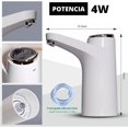 thumbnail image 3 of Dispensador Automático de Agua Embotellada - Cargador USB, Sin BPA, Agua Fría, 1500mAh, Material de Silicona, Jarras para Botellas 4.5L 5L 7.5L 10L 11.3L 15L 18.9L Blanco, 3 of 5
