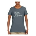 thumbnail image 2 of Slayer Awareness Womens Graphic T-Shirt, Charcoal, 2XL, 2 of 3