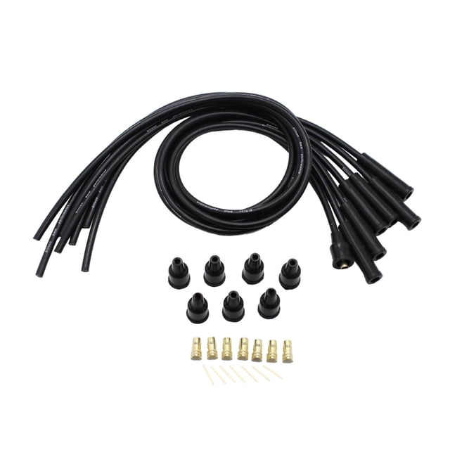Cable de bujía de coche,Cables de alta tensión de silicona de 8 mm para coches clásicos de 6 cilindros,Cables de encendido Cables de alta tensión Accesorios para automóviles