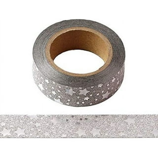 Syntego Solid Foil Holographic Glitter Effect Washi Tape