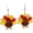 Acrylic A, variant on Cute Thanksgiving Turkey Dangle Drop Earrings Funny Lightweight Autumn Turkey Earrings for Women Fall Holiday Jewelry Gifts