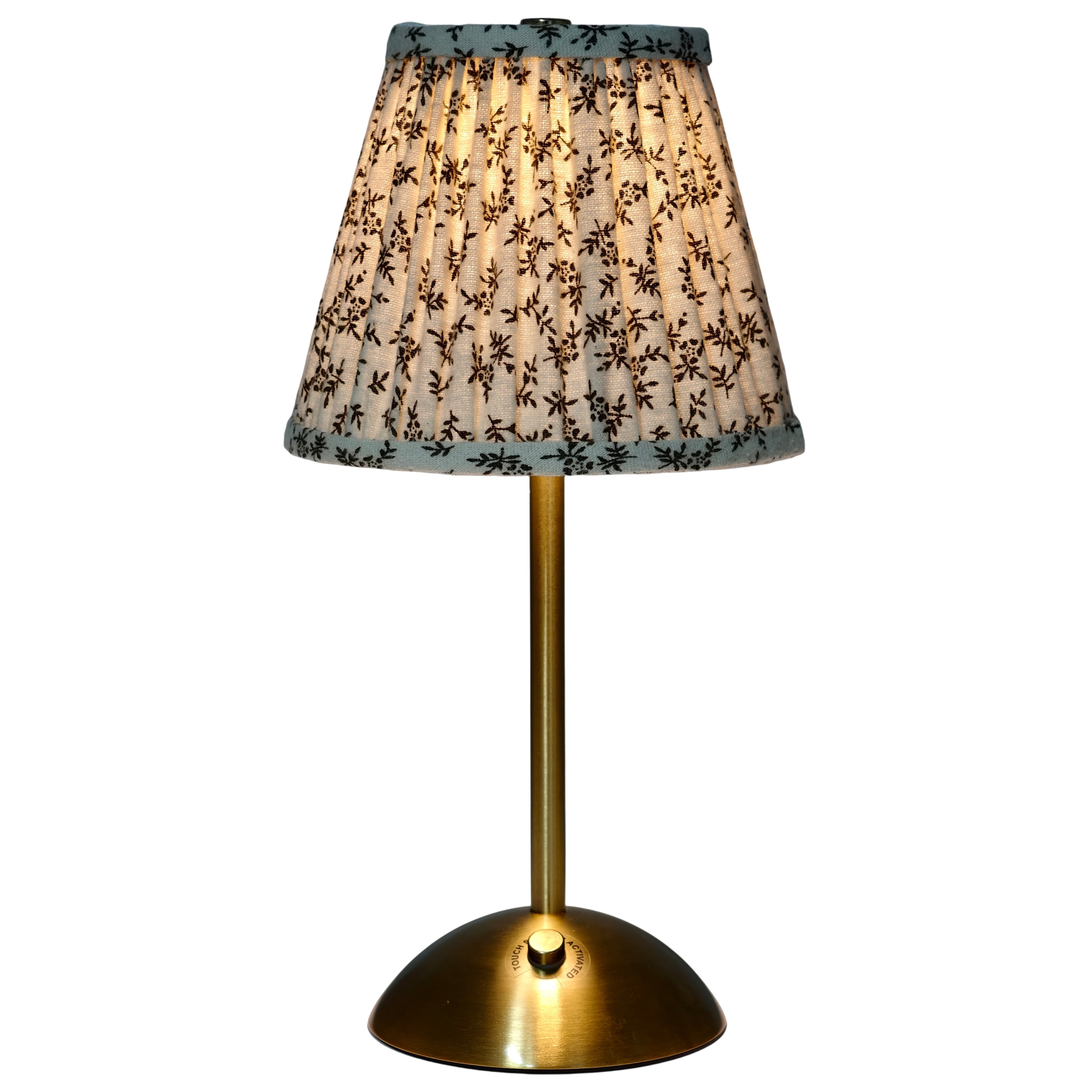 Home Decor Collection Sterling & Noble Home Cream Floral Rechargeable Table Lamp
