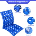 thumbnail image 4 of Cojín Inflable MESINURS Azul con Respaldo Completo para Silla de Ruedas para Personas Mayores Discap, 4 of 6