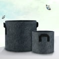 thumbnail image 4 of SPRING PARK Durable Grow Bags Woven Fabric Aeration Fabric Pots with Handles,Grow Containers for Vegetable/Flower/Nursery, 4 of 7