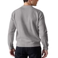 thumbnail image 3 of Wutalume Men's Self-Cultivation Leisure Round Neck Business Keep Warm Knitted Sweater Long Sleeves Cardigan Jacket Coat, Slim Fit for Men, Perfect for Office and Casual,Gray 3XL, 3 of 3