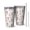 White Highland Cow, variant on 16oz Tumblers Beige Highland Cow Hat Scarf Pattern Stainless Steel Vacuum Insulated Double Wall Travel Tumbler Cups Mug with Lid and Straw,Cleaning Brush for Coffee,Tea