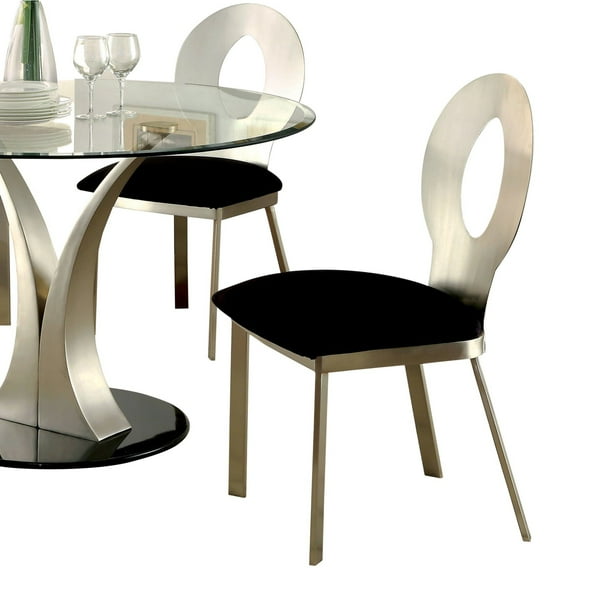 Furniture Of America Sparling Contemporary Rounded Back Dining Chairs Set 2 Com Furniture Of America Sparling, Round Back Dining Chairs Set Of 2