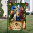 thumbnail image 2 of American Christmas Garden Flag 11.5" x 17.5" - Jesus Flag Nativity Of Jesus Christmas Flag TRL1633F, 2 of 2