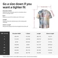 thumbnail image 7 of Fotbe The Cat Looks in the Mirror print Short Sleeve Button Down Shirts for Men Casual Summer Beach Wrinkle Free Shirt-4X-Large, 7 of 7