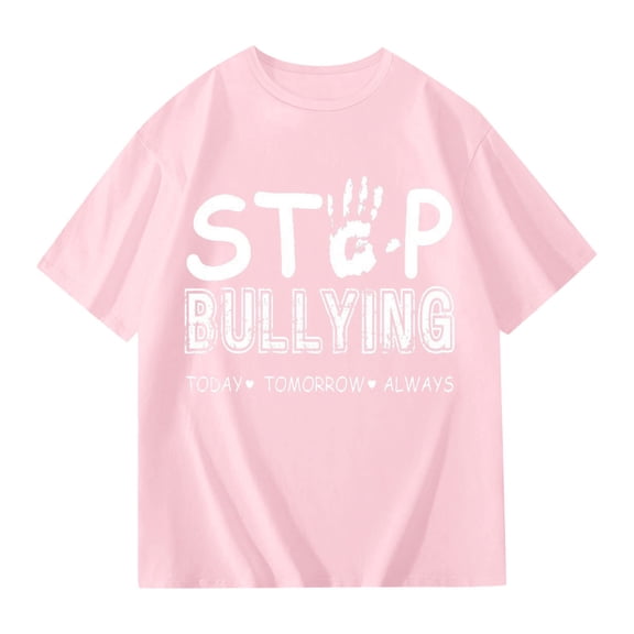 XEGLSBU Shirts for Girls 10-12 White Girls Graphic Tee Short Sleeve T Shirt Casual Summer Top for Kids Youth Children Light Pink Size 9-10 Years