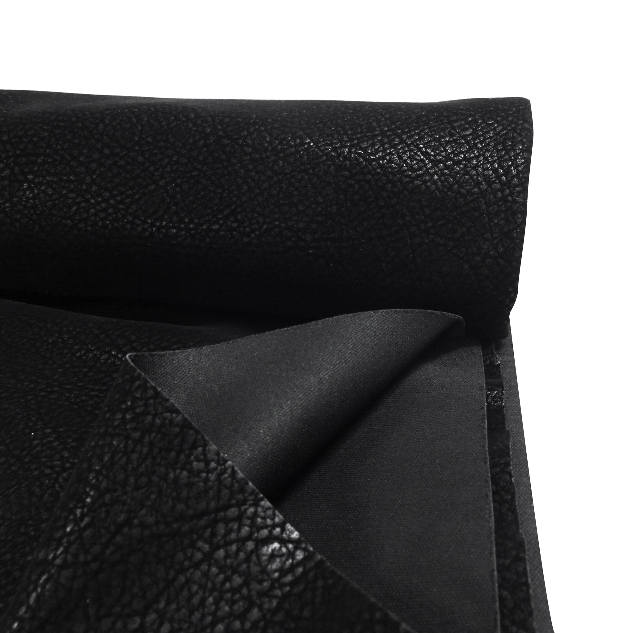 Waverly Inspirations By-the-Yard Nubuck Faux Leather Fabric, Black, 60” Wide for Crafts & DIY Projects