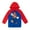 Red/blue, variant on SUPER MARIO Nintendo Infant Baby Boys Fleece Pullover Hoodie Infant to Toddler