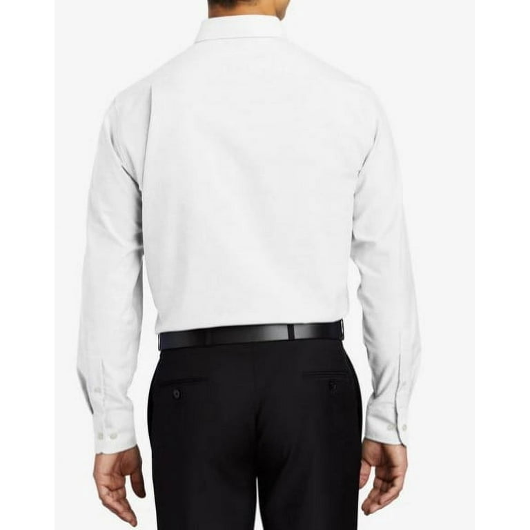 Nautica Men's Dress Shirt - Performance Super Shirt - Slim Fit (White, L 16-16.5 32/33) Nautica Men's Dress Shirt - Performance Super Shirt - Slim Fit (White, L 16-16.5 32/33)