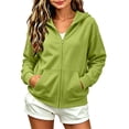 thumbnail image 6 of Sweatshirt for Kids Dqueduo Kids' Zip Up Hoodie Casual Long Sleeve Hooded Sweatshirt Jacket With Front Pocket For Daily Wear, 6 of 6