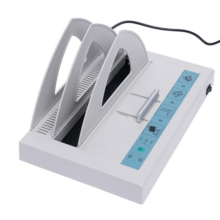 CNCEST 3 Modes Universal Hot Melt Binding Machine 1-5cm Paper Report Thermal  Binding Office for 32*5cm Paper Documents 