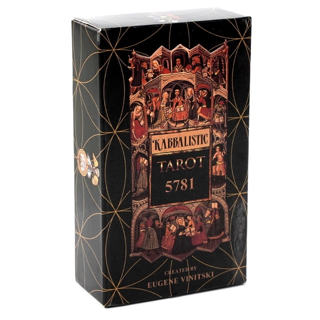 Kabbalah Tarot 5781 baraja de cartas de tarot místicas ilustradas únicas para leer cartas de Kabbalah para predicciones y meditación